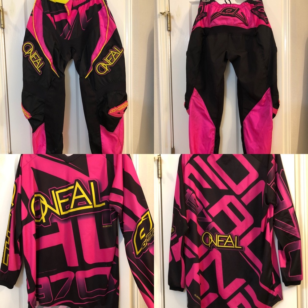 O’NEAL “element” Jersey & racing pants SET!!🖤💞